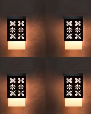Elegance Wooden Pendant Hanging Ceiling Lamp | Set of 4 | 4 x 4 x 7 inches