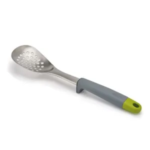 Elevate Slotted Spoon Steel, Grey/Green by Joseph Joseph