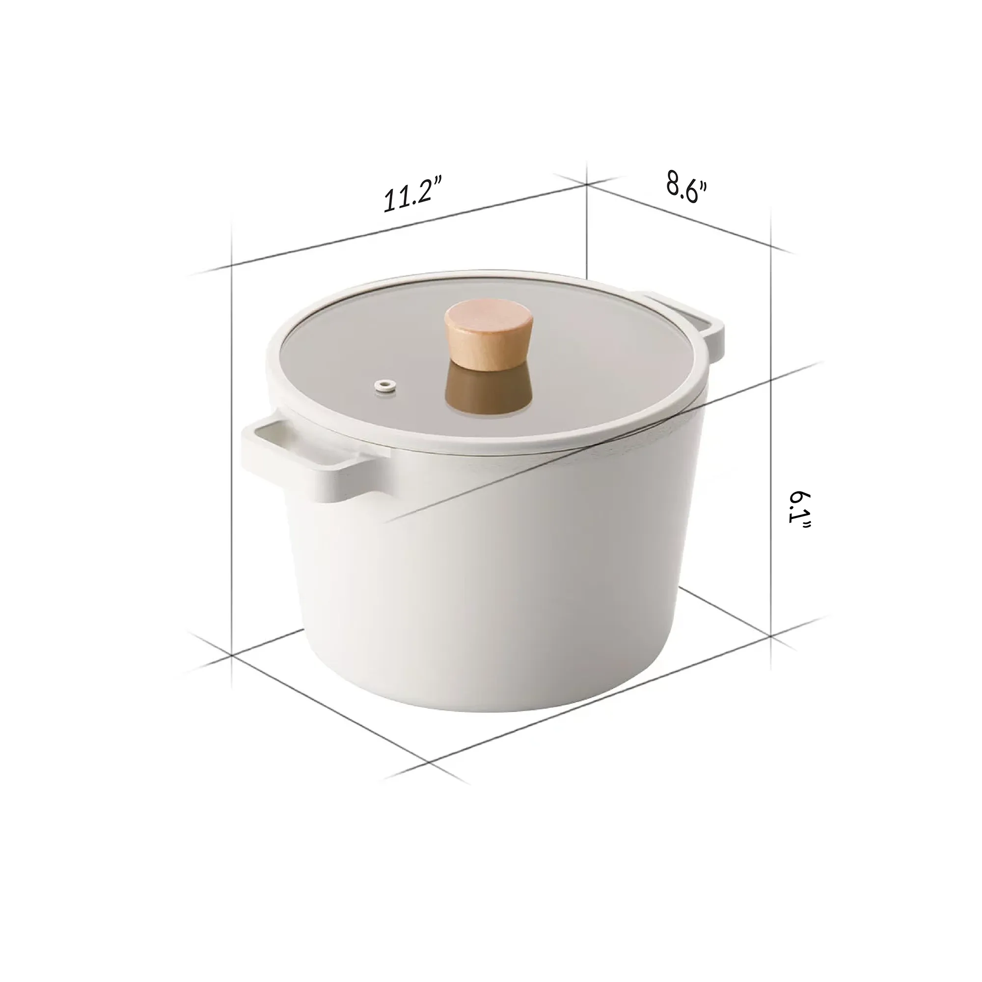 FIKA 4.9QT Deep Stock Pot