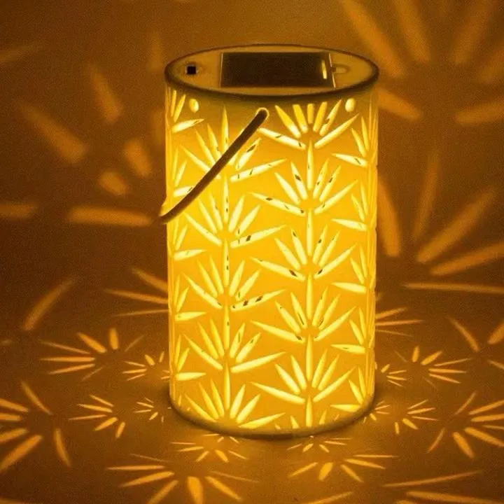 Floral Cut Work Lantern Shaped Led Candle Lights | Home Decor