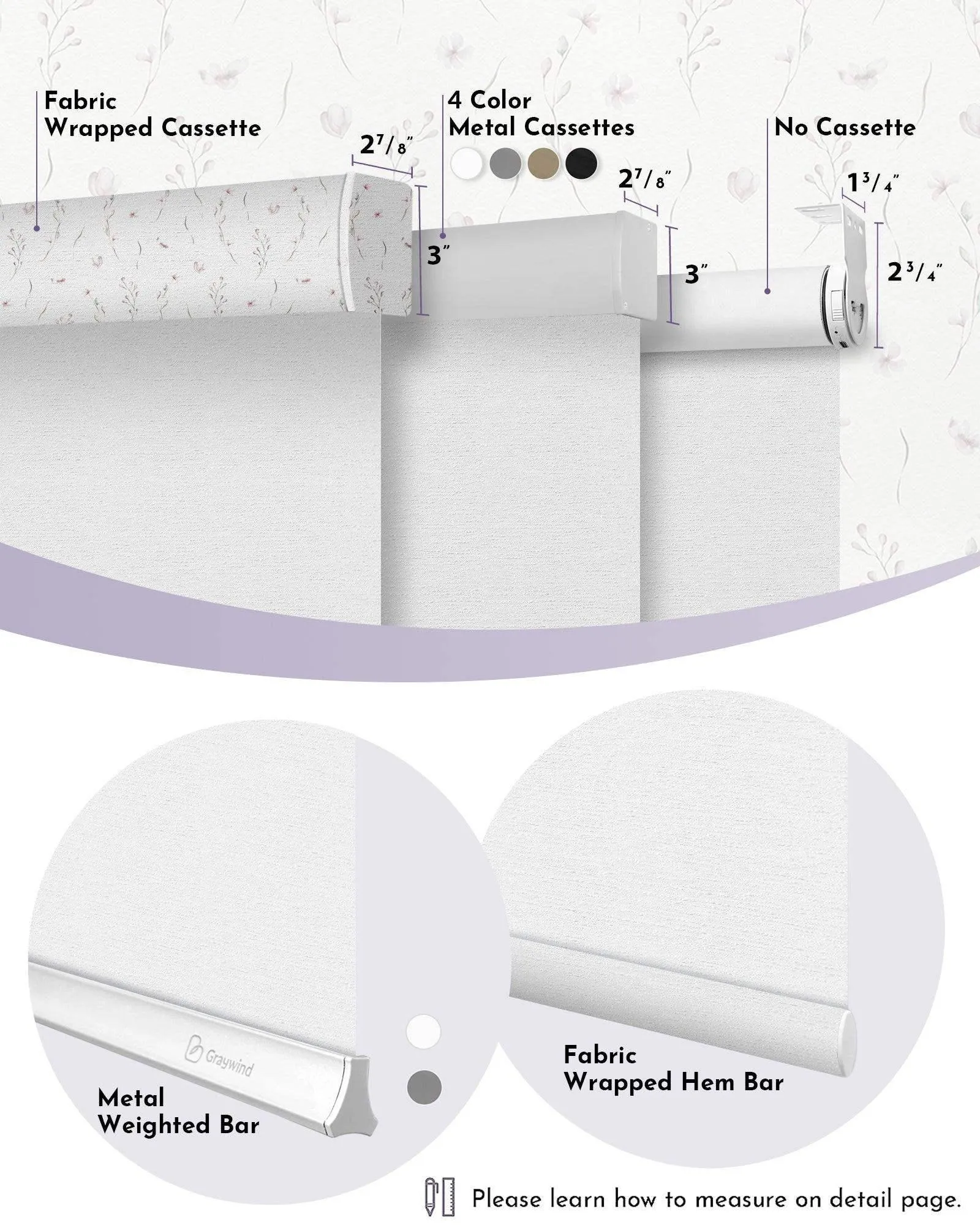 Graywind Motorized Printed Roller Shades | Customizable