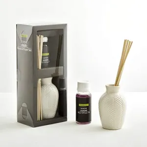 Home Centre Serene Bouquet Reed Diffusers-Set of 6 Pcs - White