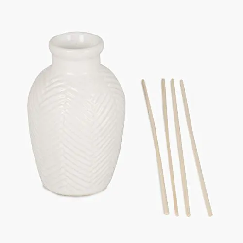 Home Centre Serene Bouquet Reed Diffusers-Set of 6 Pcs - White