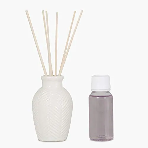Home Centre Serene Bouquet Reed Diffusers-Set of 6 Pcs - White