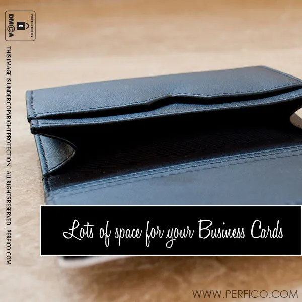 Impact © Personalized Leather Business Card Holder