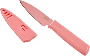 Kuhn Rikon 4" Paring Knife - Bubble Gum