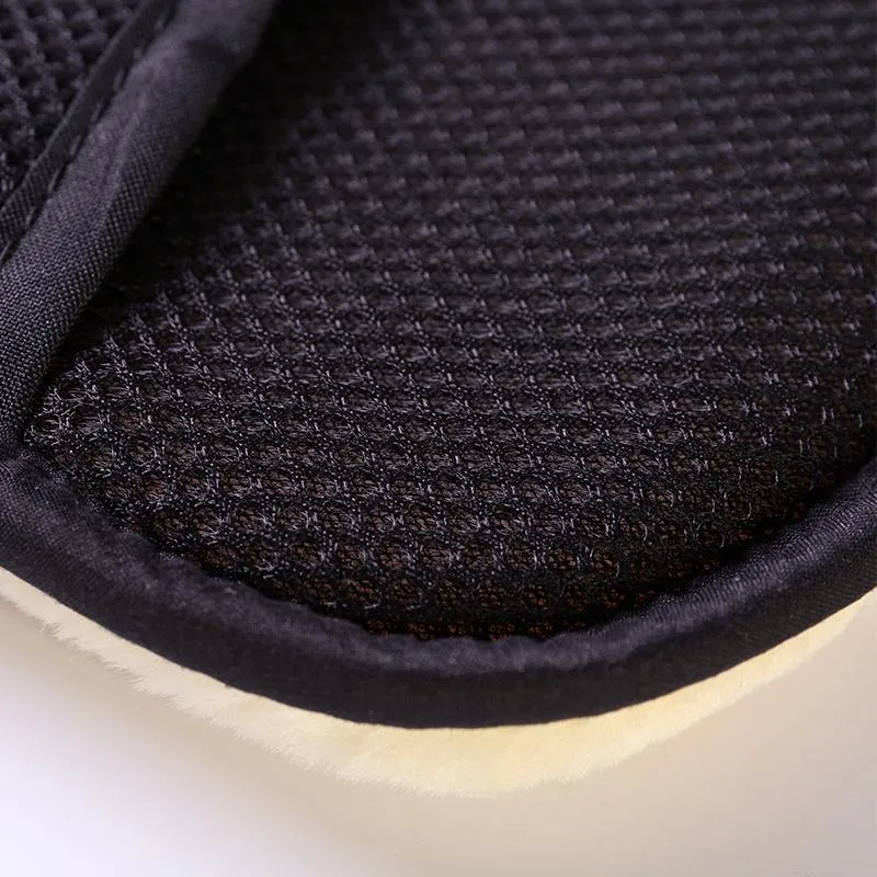 Lambs Wool Short Pile Wash Mitt Scrubber