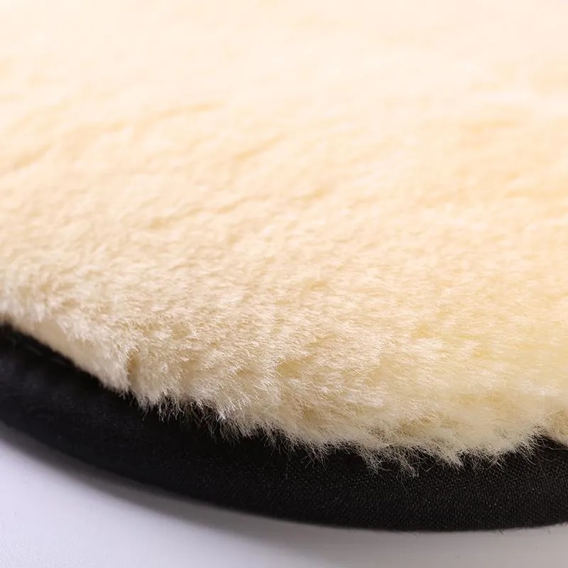 Lambs Wool Short Pile Wash Mitt Scrubber