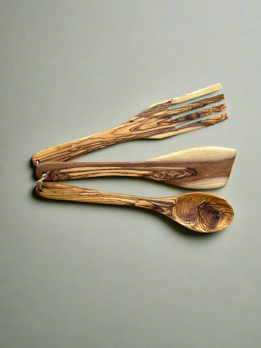 Large Olive Wood Utensils