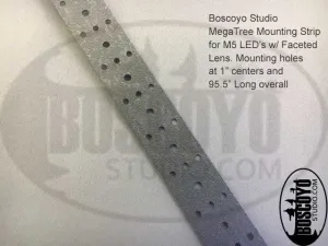 LED Mounting Strip for M5 Faceted Lens