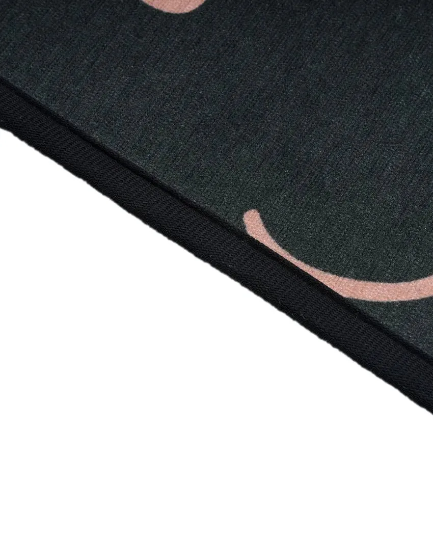 Let's Go Non Slip Polyester Yoga Mat | 70 x 23 inches