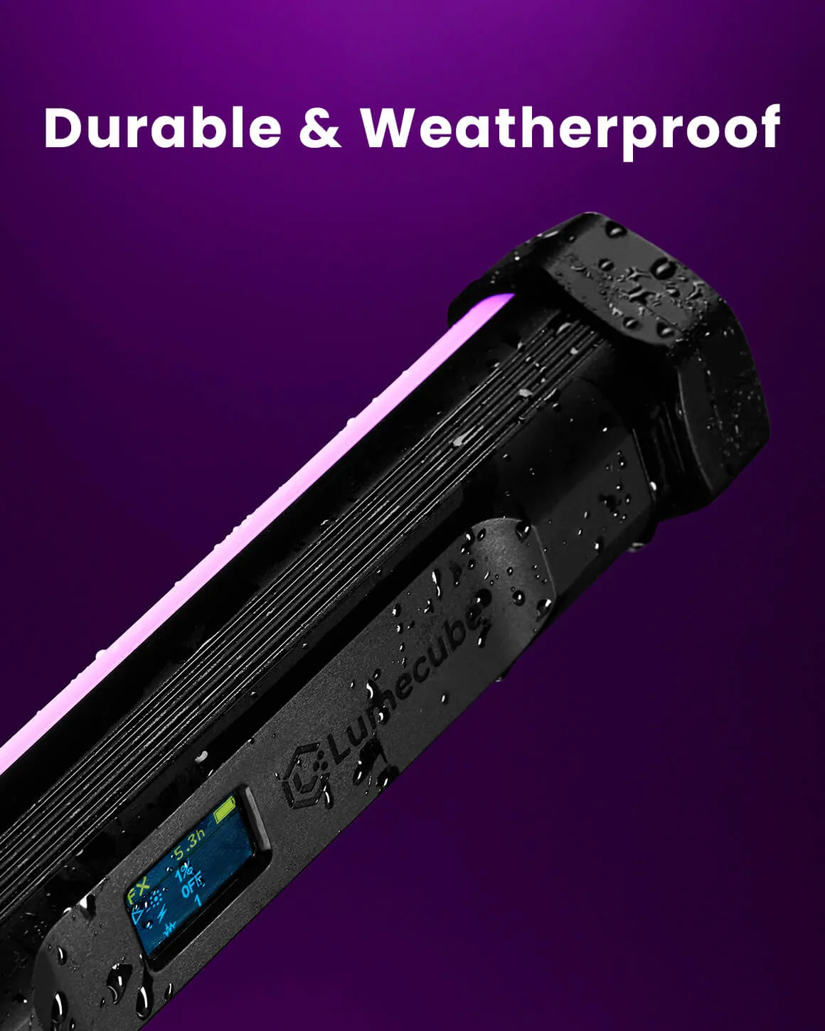 Lume Cube RGB Tube Light Mini App Controlled 1ft. LED Tube Light