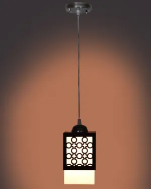 Modern Style Wooden Style Creative Pendant Lamp | 4 x 4 x 34 inches
