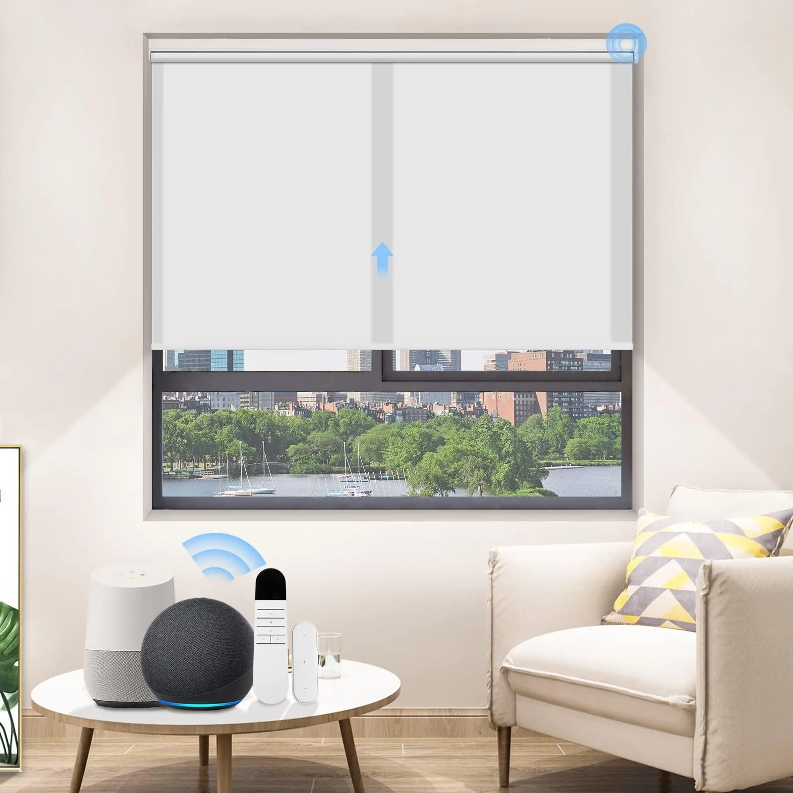 Motorized | Light Filtering | Rechargeable | Roller Shades | Customizable