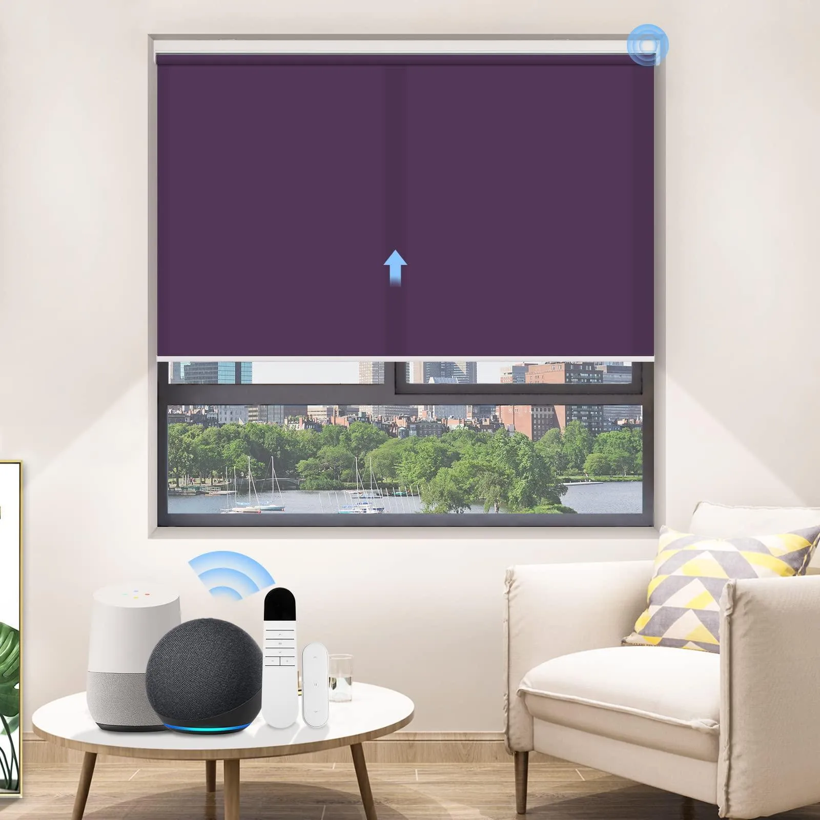 Motorized | Light Filtering | Rechargeable | Roller Shades | Customizable
