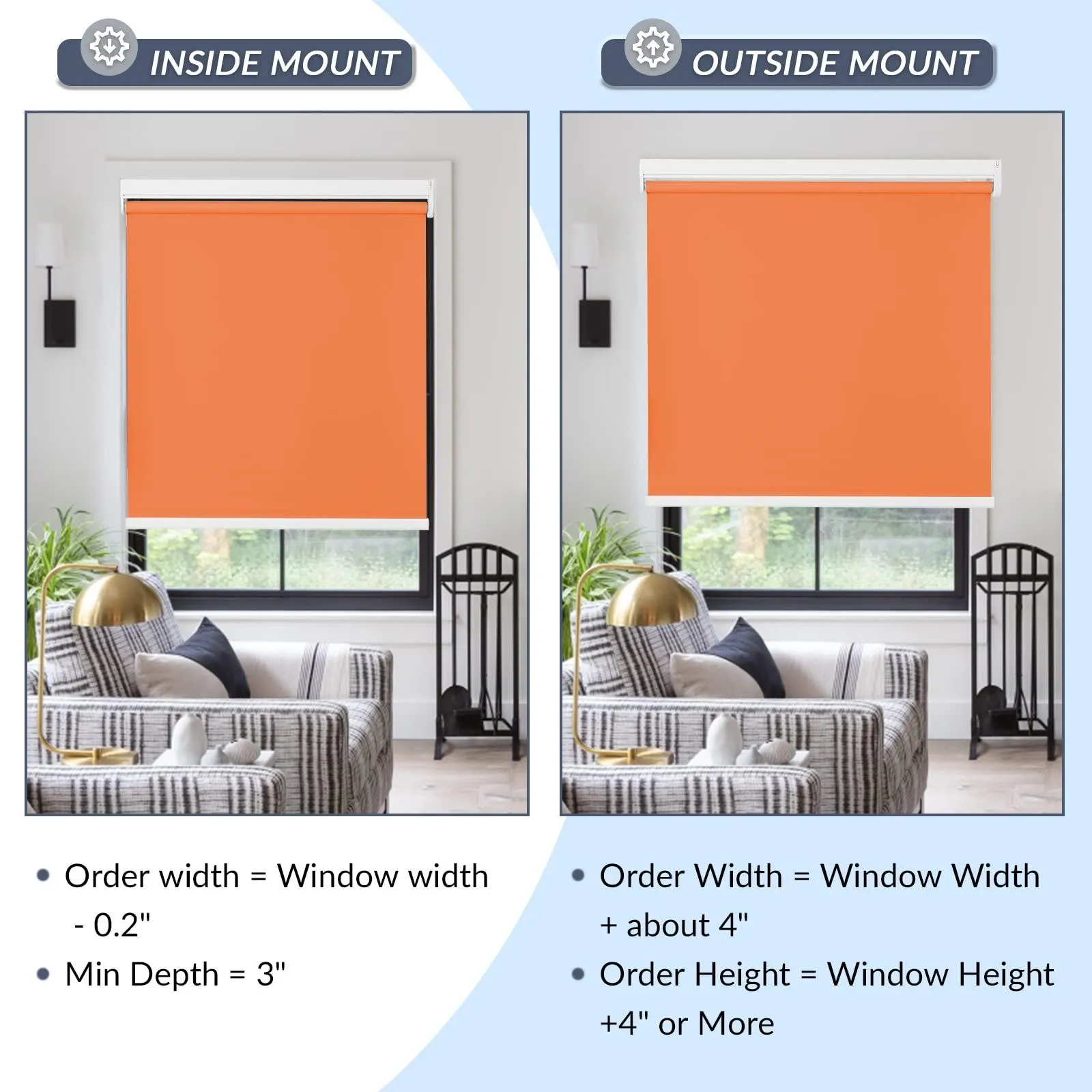 Motorized | Light Filtering | Rechargeable | Roller Shades | Customizable