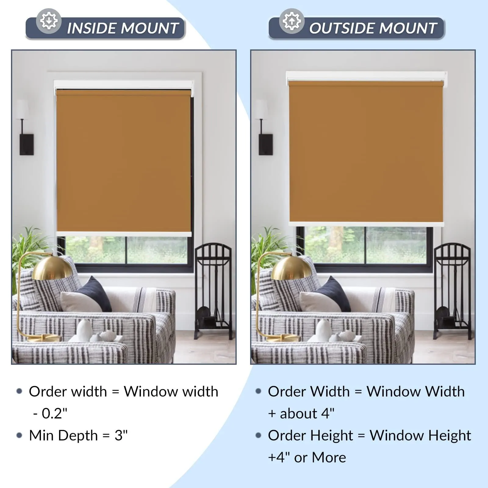Motorized | Light Filtering | Rechargeable | Roller Shades | Customizable