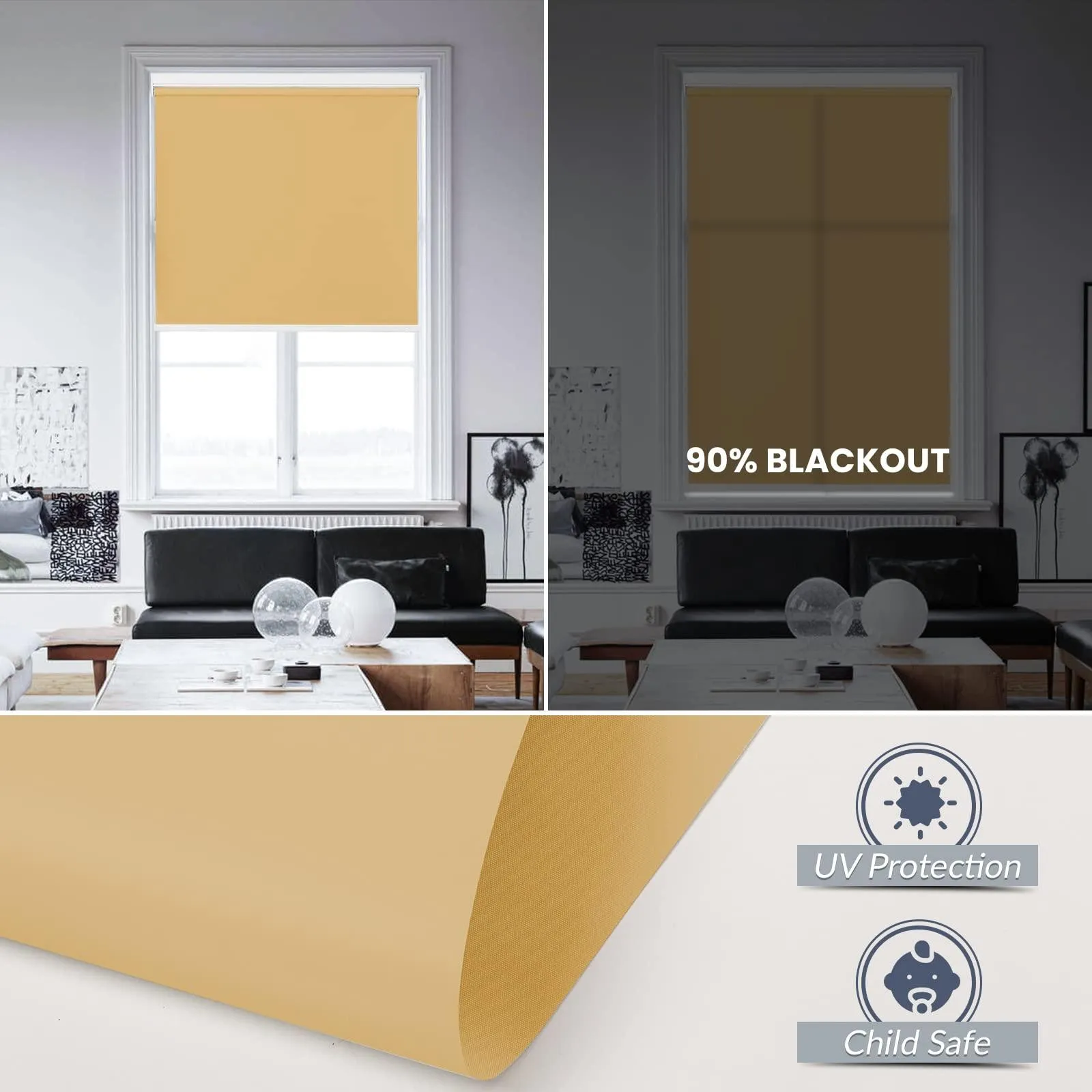 Motorized | Light Filtering | Rechargeable | Roller Shades | Customizable
