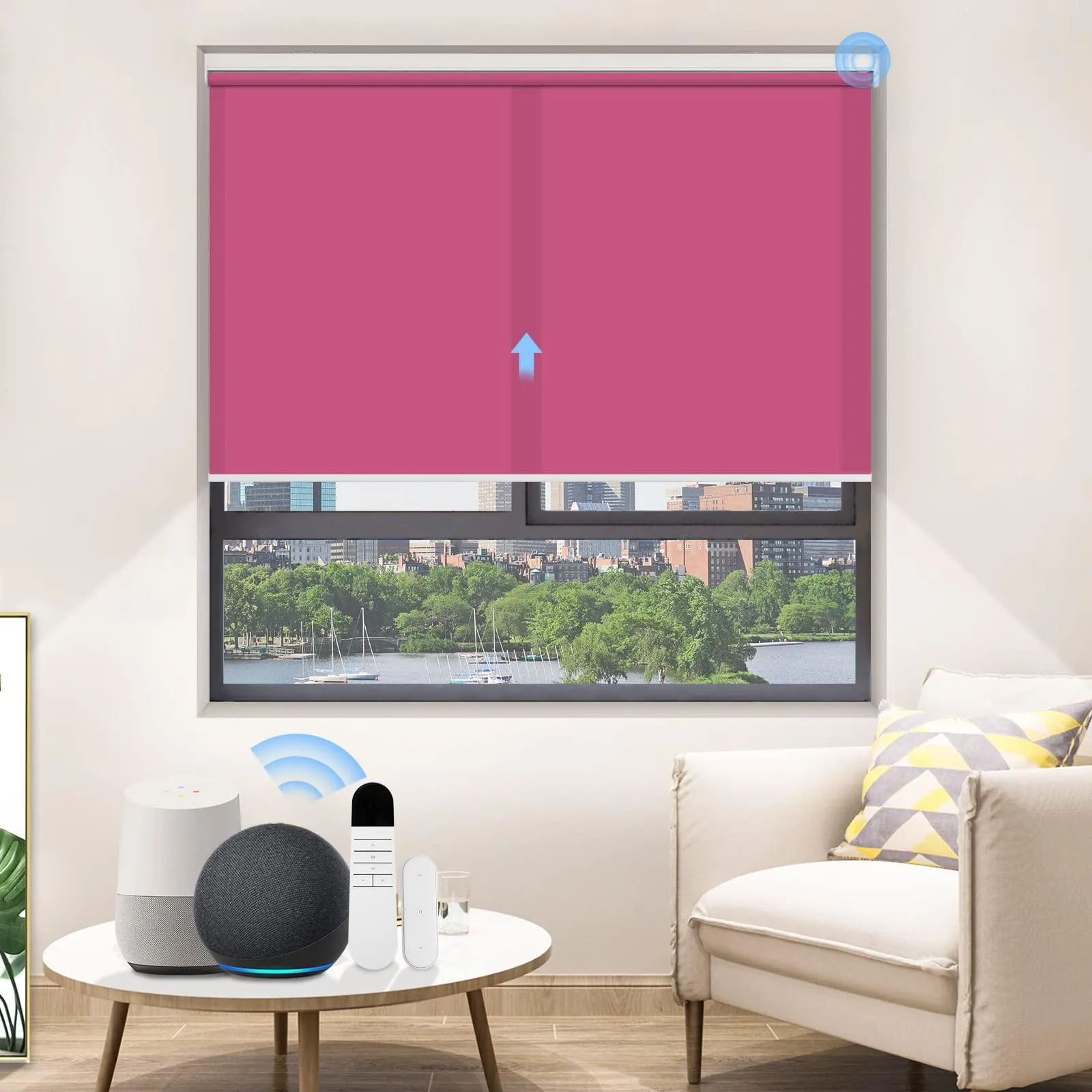 Motorized | Light Filtering | Rechargeable | Roller Shades | Customizable