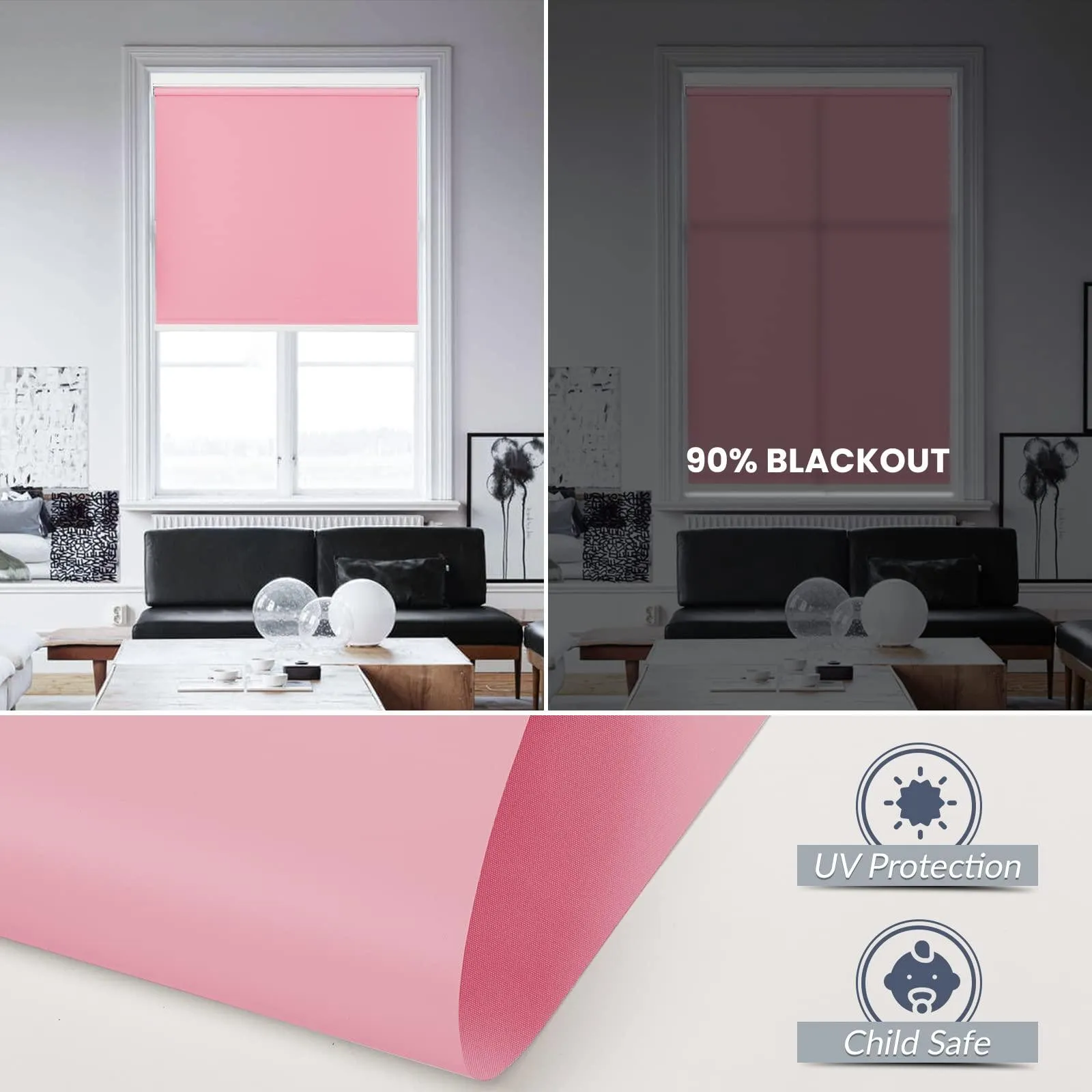 Motorized | Light Filtering | Rechargeable | Roller Shades | Customizable