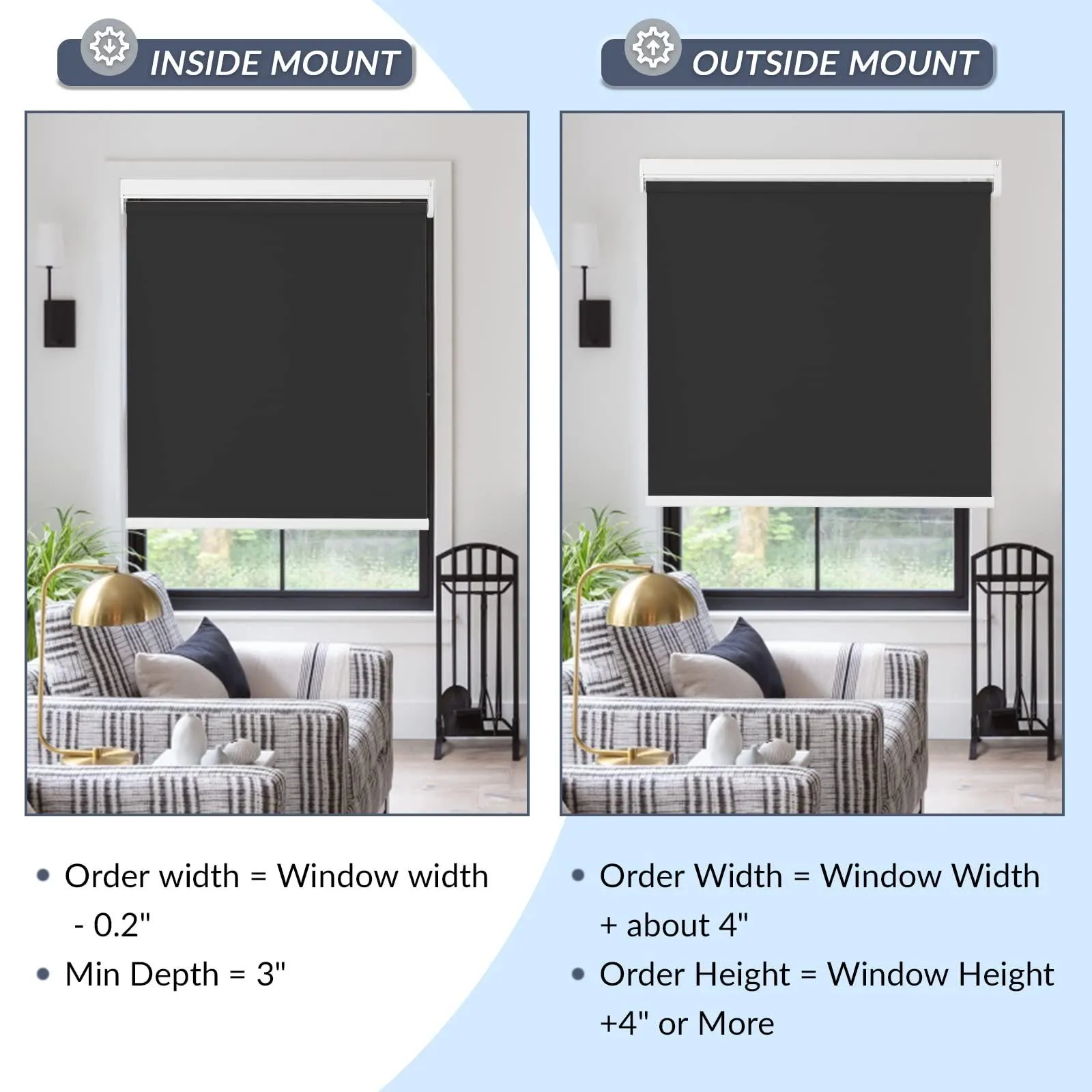 Motorized | Light Filtering | Rechargeable | Roller Shades | Customizable