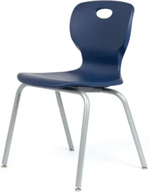 NAAR - School Student Stack Chairs, 6/Pack, Seat Height 16", Self Level Glide