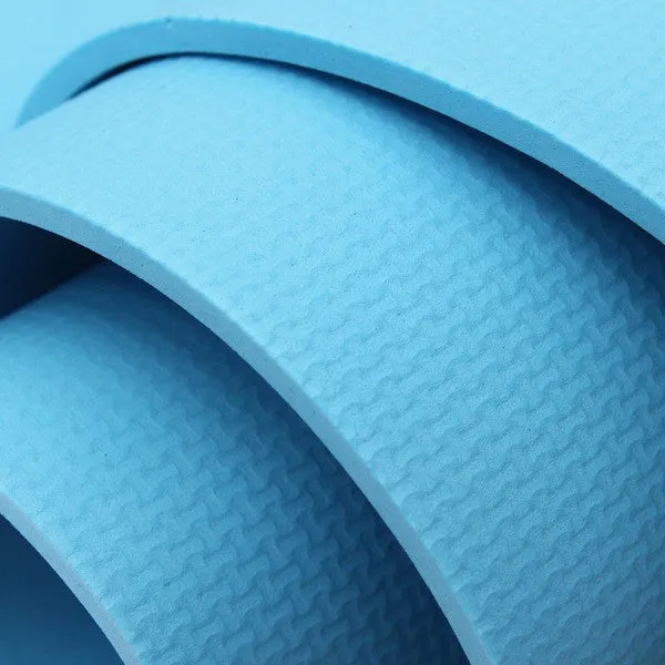 New Fashion 1Pcs Yoga Mat Non-Slip 6mm Thick Body Building Health Lose Weight Exercise Gym Household Cushion Fitness Pad