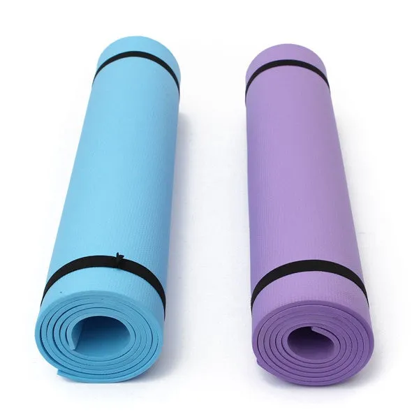 New Fashion 1Pcs Yoga Mat Non-Slip 6mm Thick Body Building Health Lose Weight Exercise Gym Household Cushion Fitness Pad