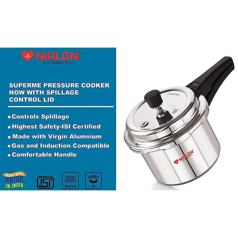Nirlon Easy Seal Pressure Cooker - 5000 ML/ 10 Inches