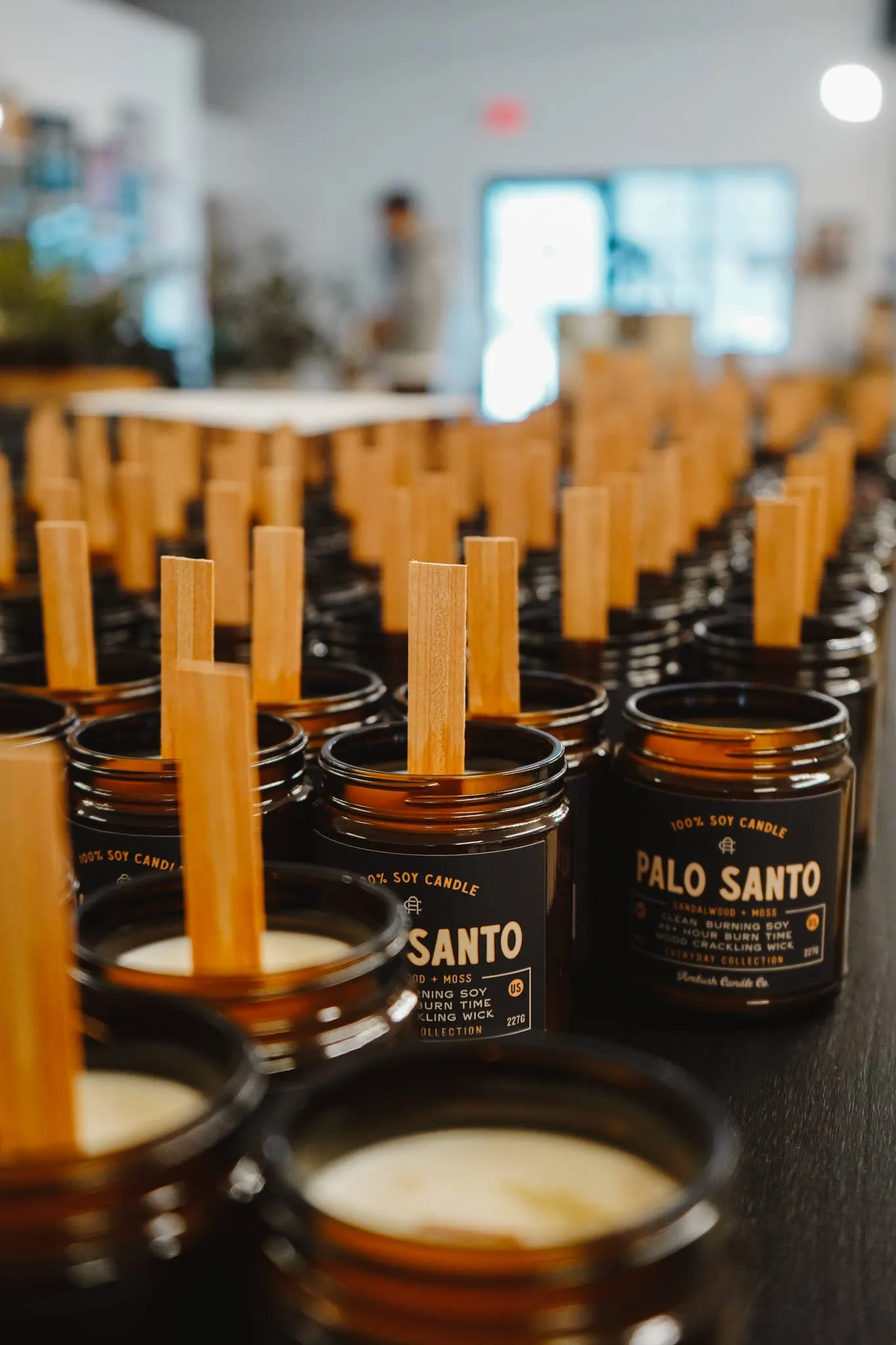 Palo Santo | Sandalwood   Moss 8oz Soy Candle