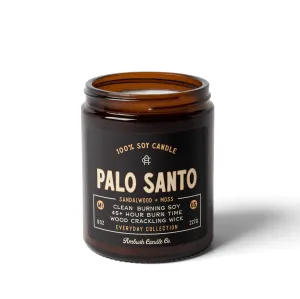 Palo Santo | Sandalwood   Moss 8oz Soy Candle