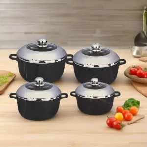 Prima Non-stick Aluminum Cookware Set - 8 Pieces
