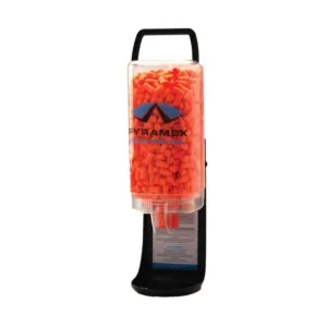 Pyramex® Earplug Dispenser With Disposable Earplugs 500 Pairs Orange - 32 NRR -  PD500