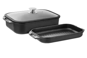 Pyrolux HA  3pc Double Roast and Grill Set