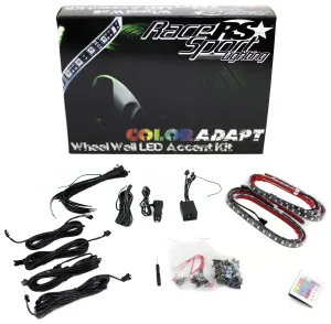 Race Sport RS LED Wheel Well Kit - ColorADAPT Adaptive RGB w/ Key Card RGB Remote