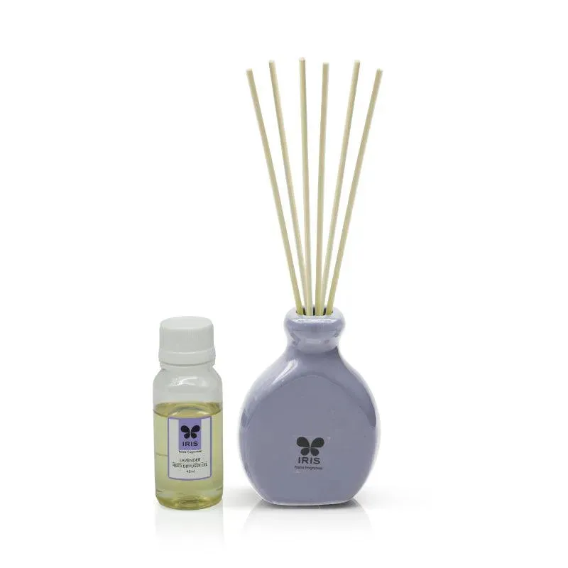 Reed Diffuser Set | Multiple Fragrance | 4.5 x 2.2 x  9.4 inches