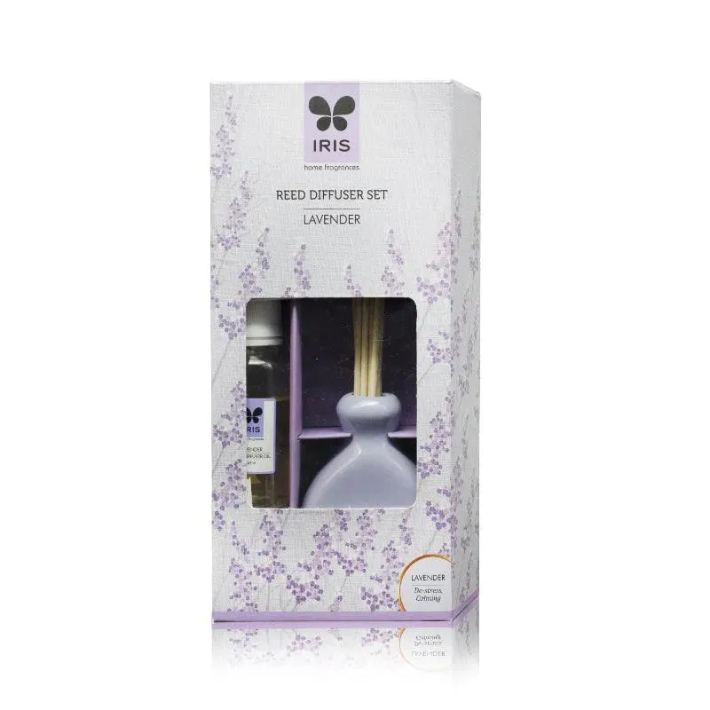 Reed Diffuser Set | Multiple Fragrance | 4.5 x 2.2 x  9.4 inches