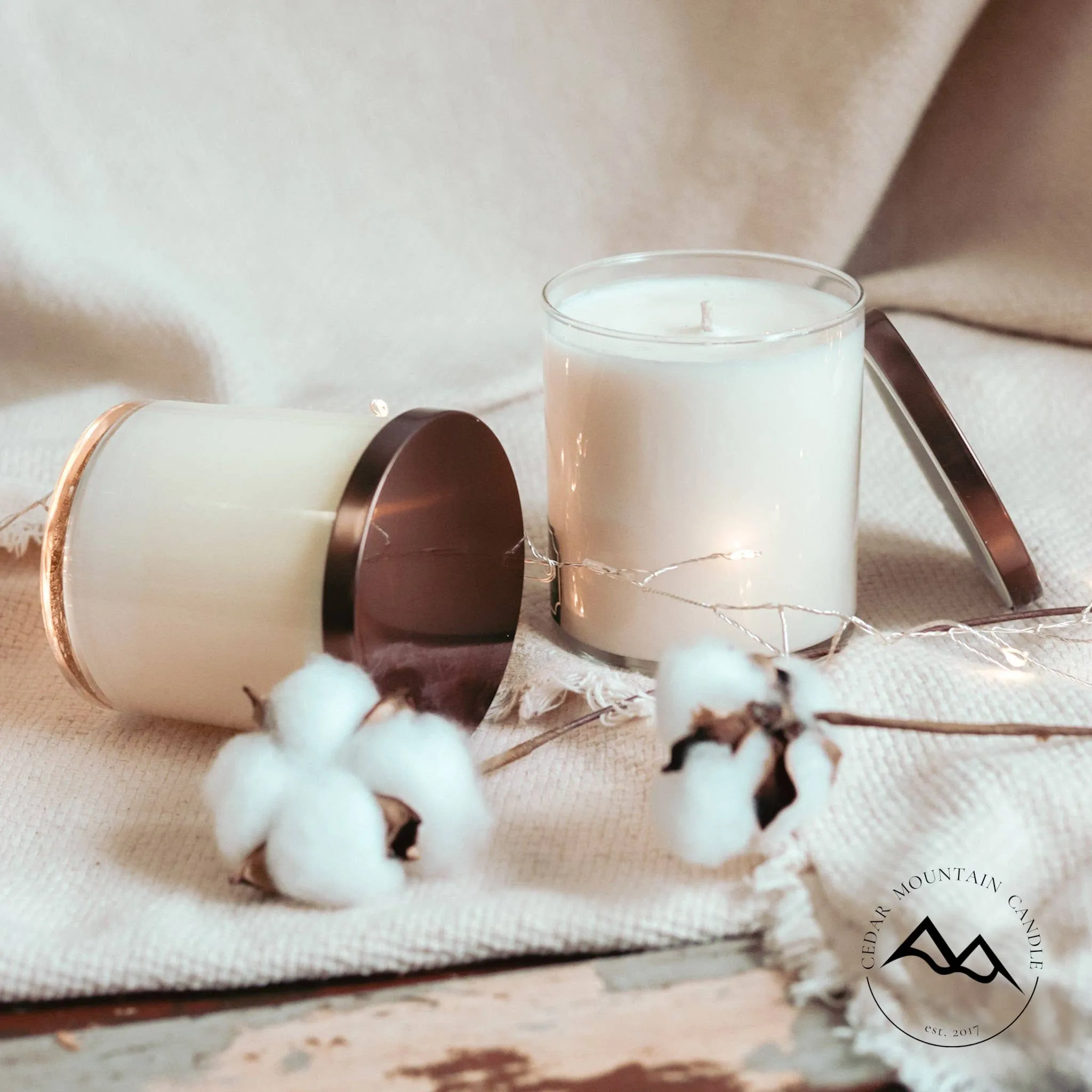 Reindeer Games 9 oz Glass Jar Soy Candle