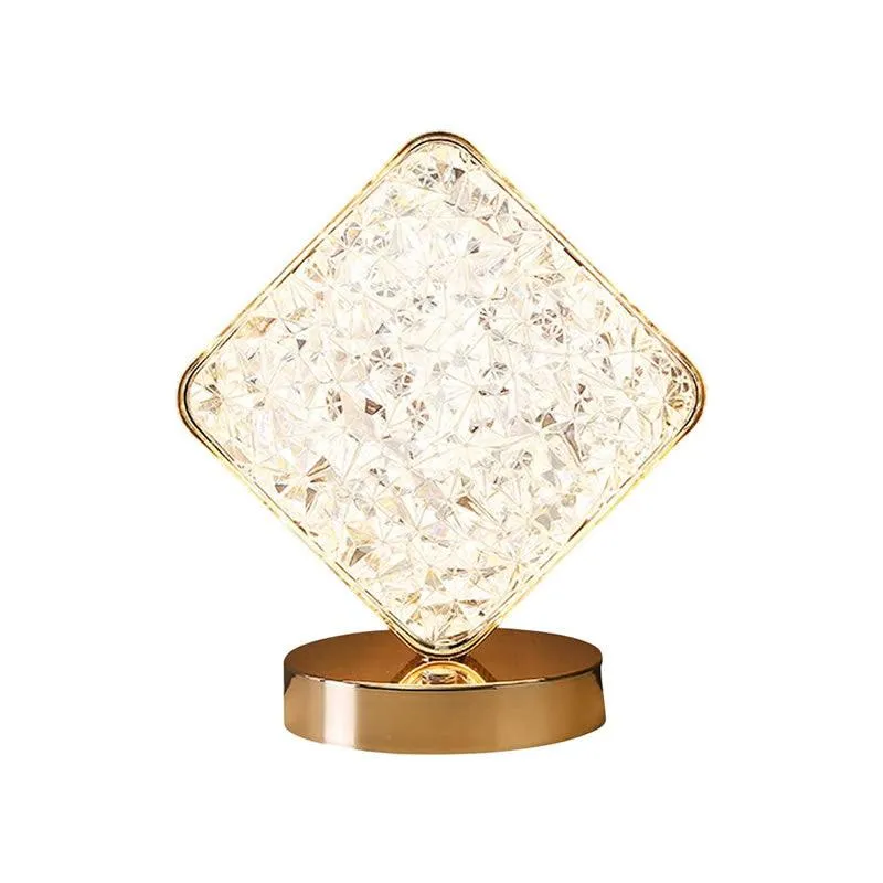 Romantics Square Night Crystal Table Lamp AO-50136