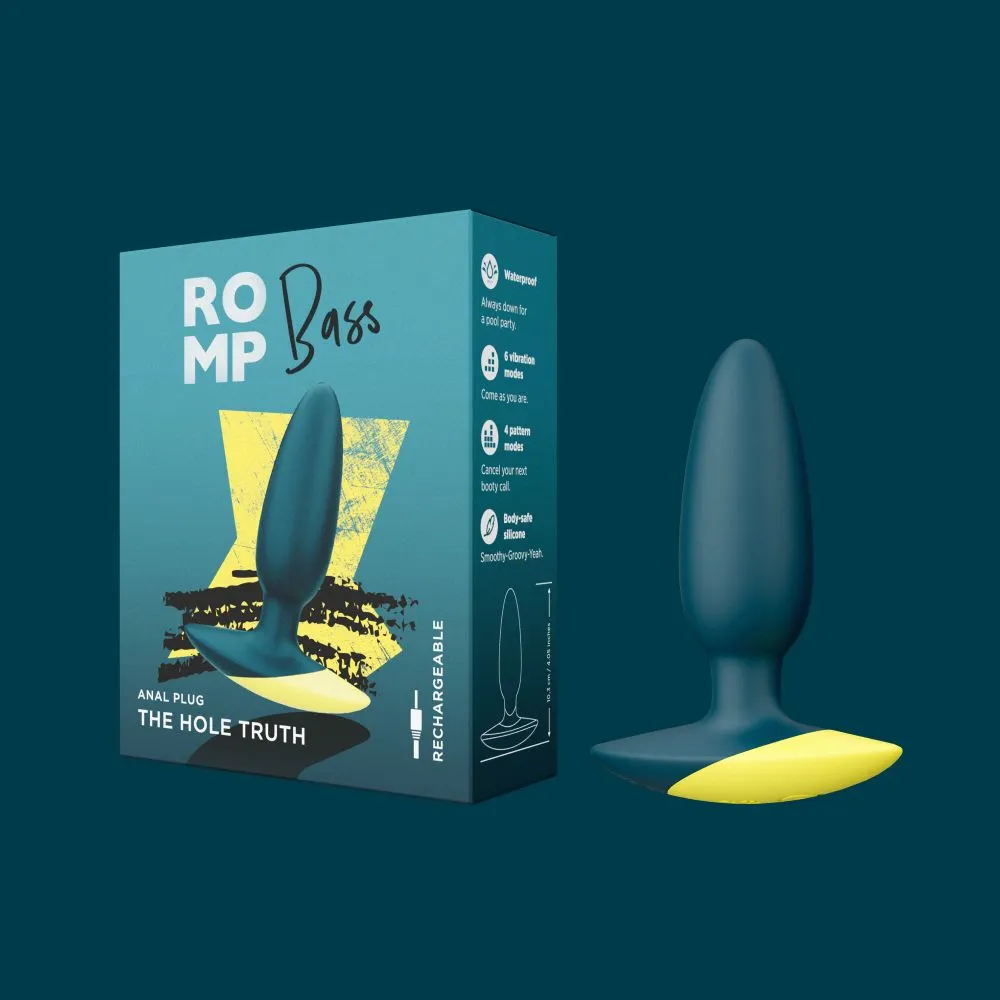 ROMP Bass Rechargeable Vibrating Plug
