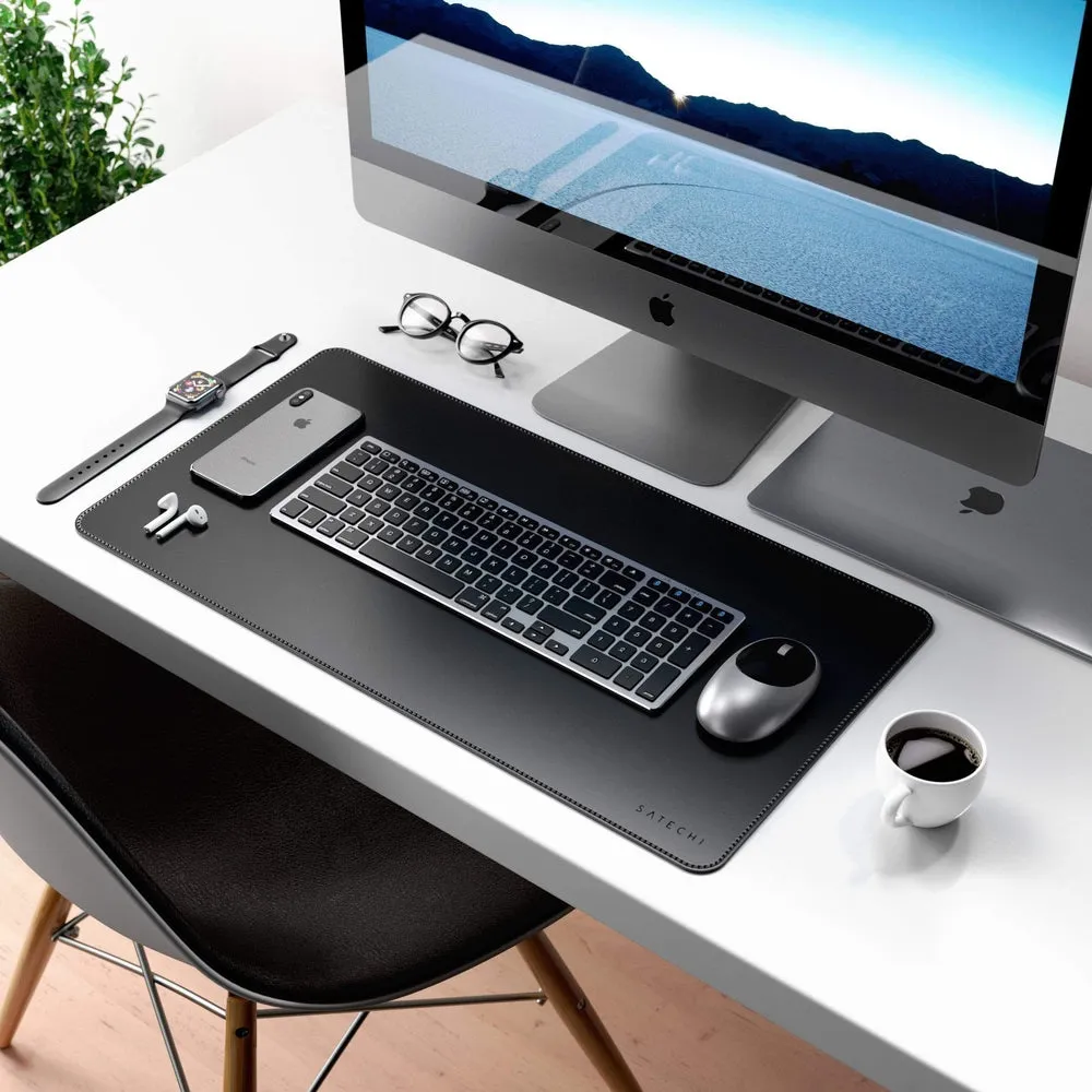 SATECHI Eco Leather Desk Mat - Black