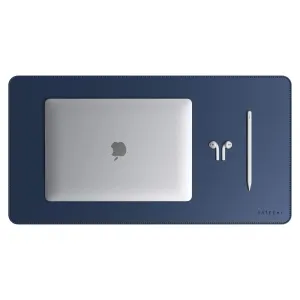 SATECHI Eco Leather Desk Mat - Blue