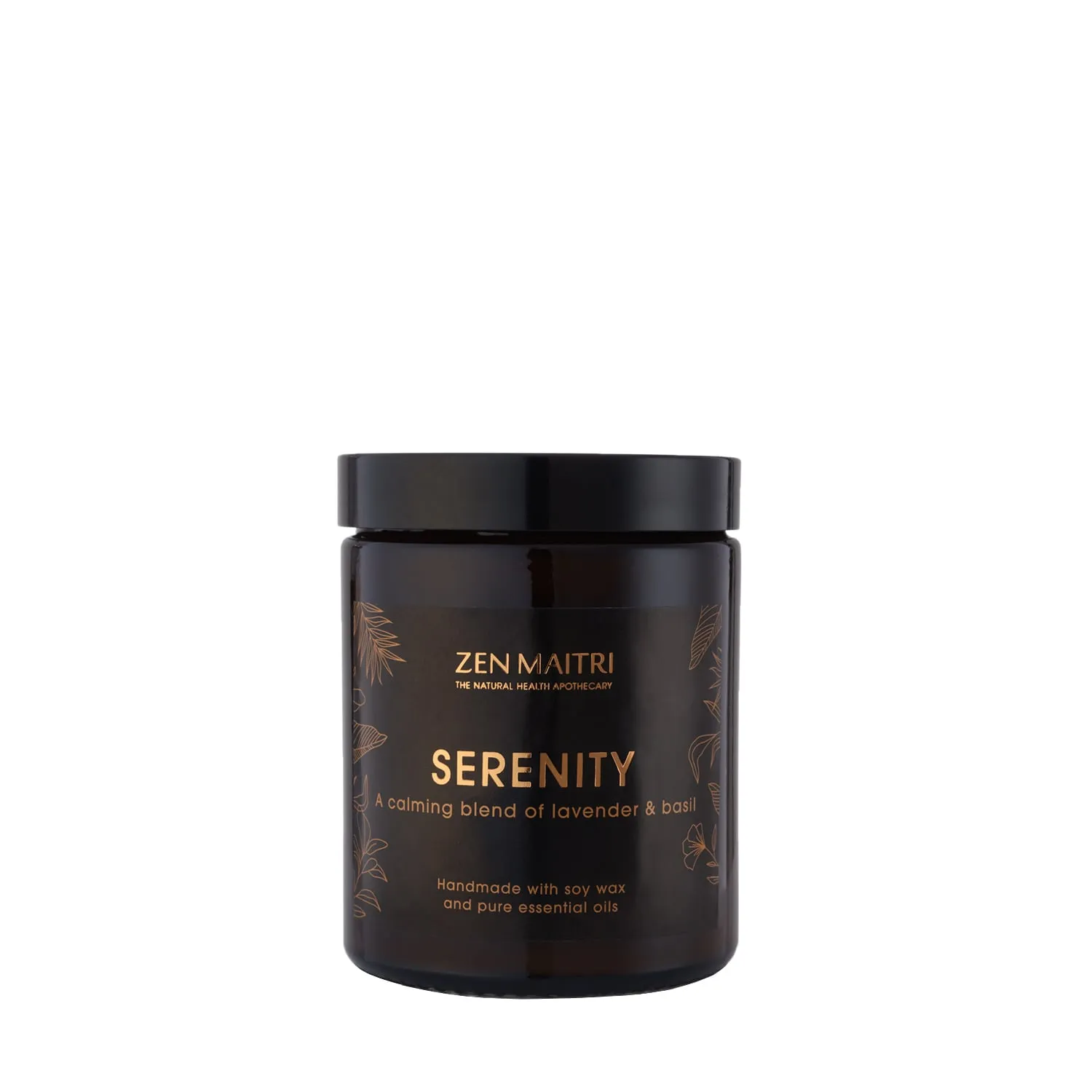 Serenity Candle with Lavender & Basil | Calming and Relaxing