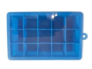 Silicone Ice Cube or Herb Tray - Blue