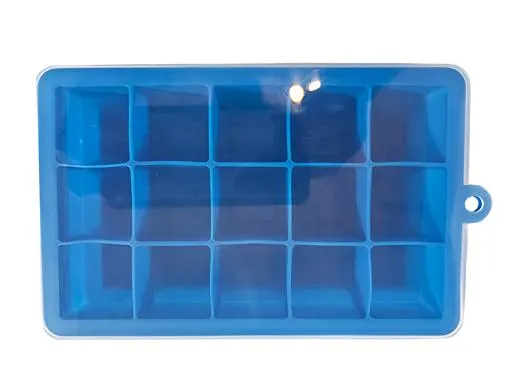 Silicone Ice Cube or Herb Tray - Blue