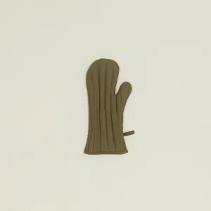 Simple Linen Oven Mitt (Olive)