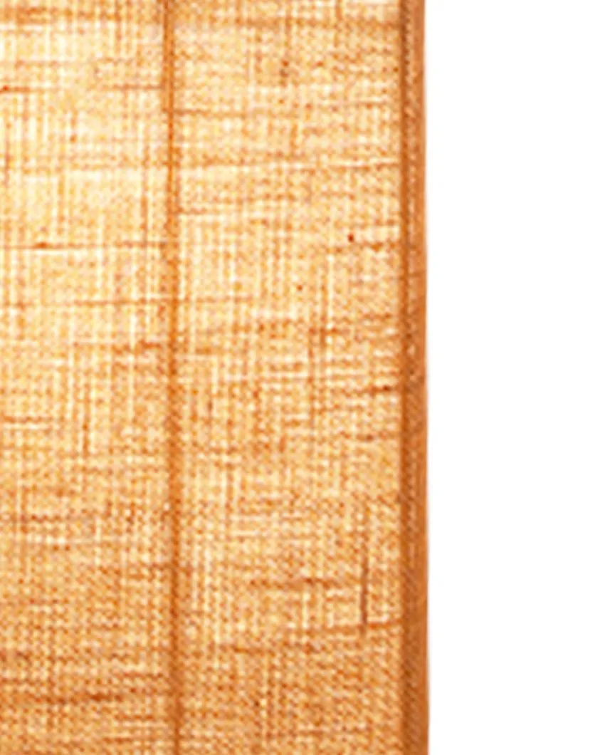 Solid Colorful Jute Square Shade Floor Lamp With Wood Base | 2.8 Feet