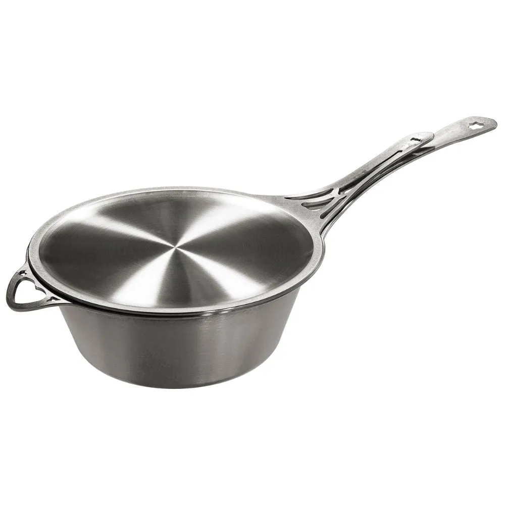 Solidteknics Nöni Stainless Steel 2.5L Saucepan   23cm Skillet Lid Set