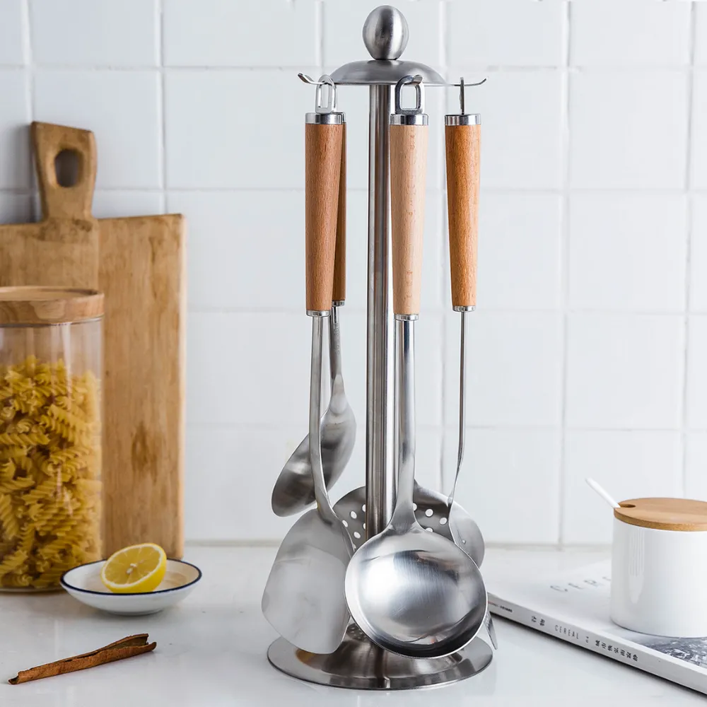 Stainless Steel Kitchen Utensils   Holder