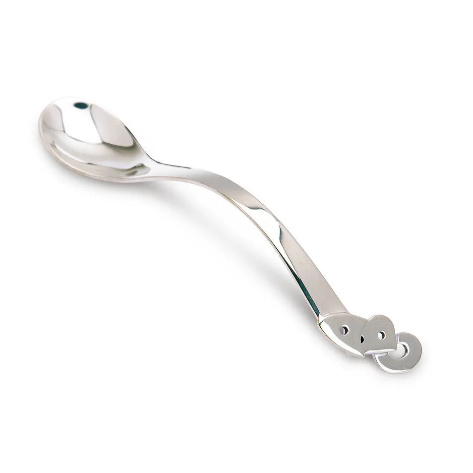 Sterling Silver Feeding Spoon - ABC
